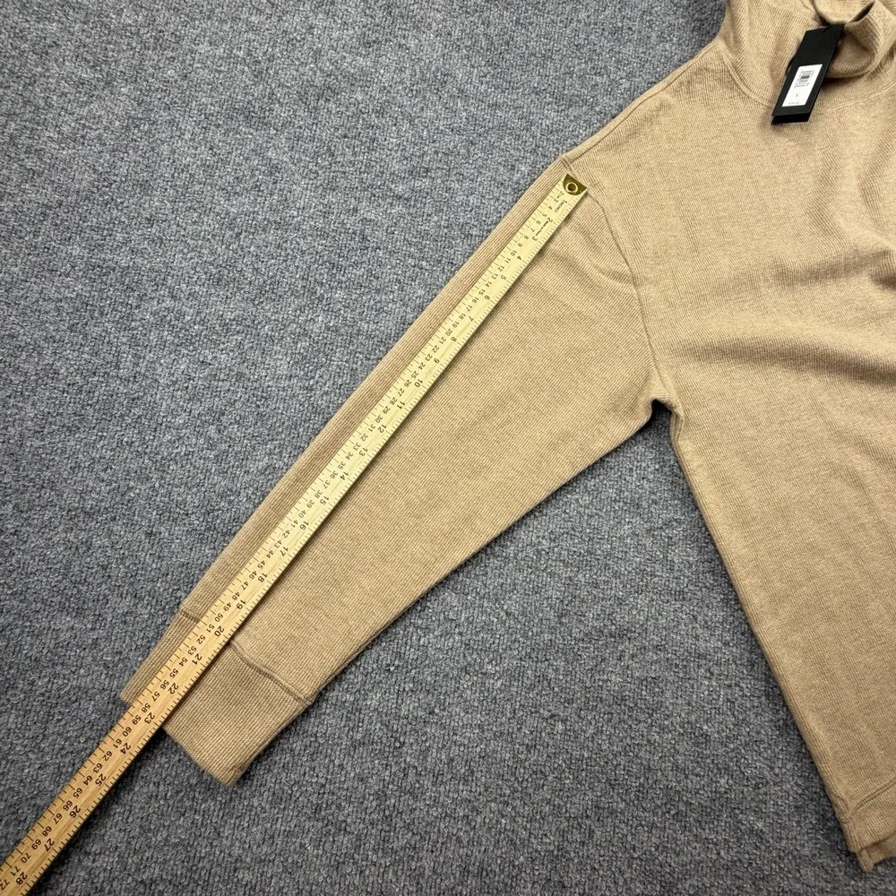 Banana Republic Beige‎ Knit Turtleneck Sweater Mens L Lightweight Soft NWT